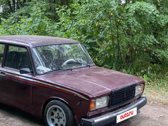2005 Lada (ВАЗ) 2107, пурпурный - вид 1