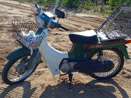 2011 Suzuki Birdie 50, зелёный, 99000 рублей, вид 4