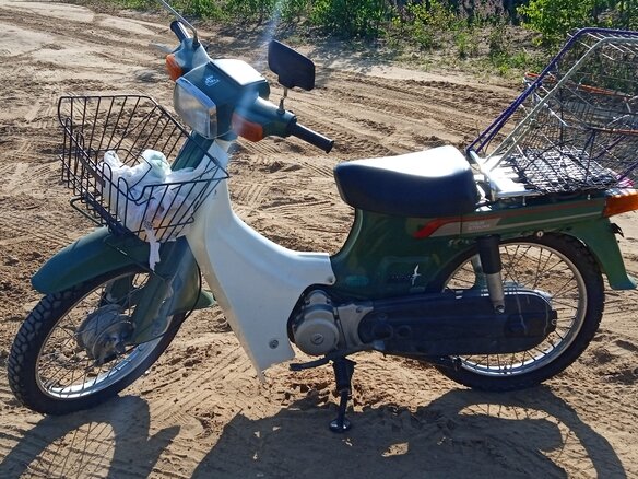 2011 Suzuki Birdie 50, зелёный, 98000 рублей - вид 3