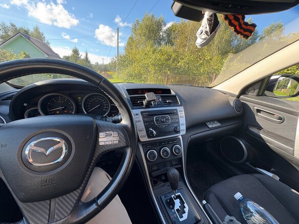 2007 Mazda 6 II (GH), чёрный, 700000 рублей - вид 9
