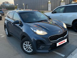 2019 Kia Sportage IV Рестайлинг, синий, 1500000 рублей, вид 4