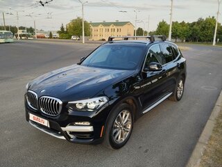 2019 BMW X3 30i xDrive III (G01), чёрный, 2924558 рублей, вид 2