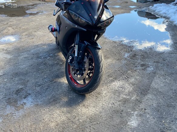 2008 Yamaha YZF-R6, чёрный, 580000 рублей - вид 2