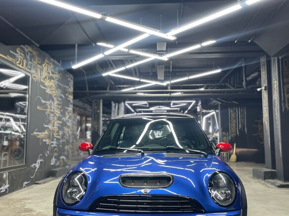 2006 Mini Hatch Cooper S I (R50), синий, 1100000 рублей