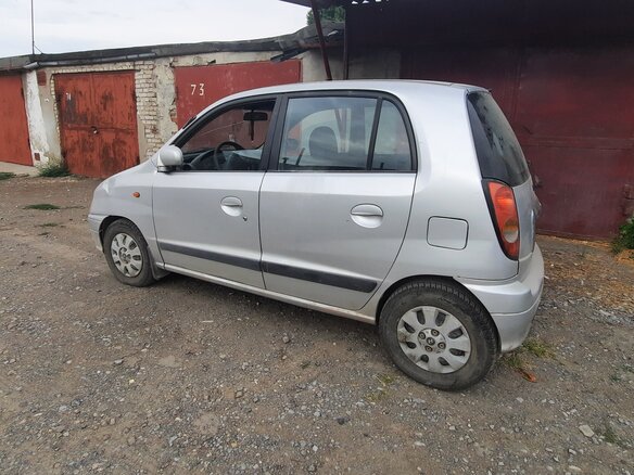2002 Hyundai Atos, серебристый - вид 6