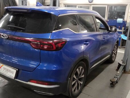 2022 Chery Tiggo 7 Pro I, синий, 1350000 рублей, вид 3