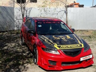 2006 Mazda 6 I (GG) Рестайлинг, красный, 1200000 рублей, вид 3