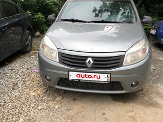 2010 Renault Sandero I, синий, 430000 рублей, вид 1