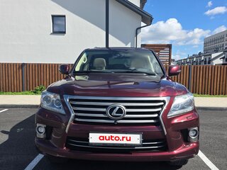 2014 Lexus LX 570 III Рестайлинг, красный, 3989000 рублей, вид 2