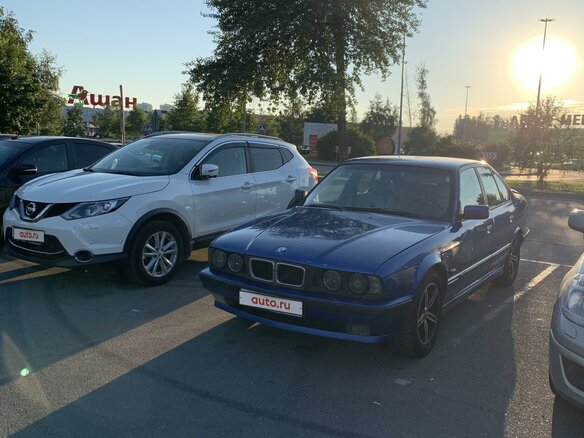 1995 BMW 5 серии 520i III (E34), синий