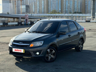 2015 Lada (ВАЗ) Granta I, серебристый, 389000 рублей, вид 1