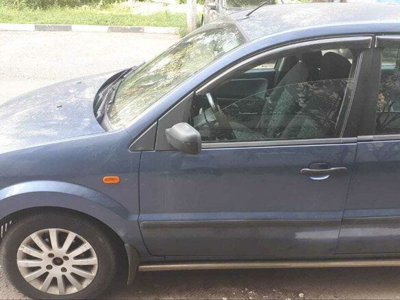 2005 Ford Fusion I, синий, 350000 рублей - вид 3