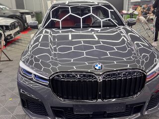 2020 BMW 7 серии 740d xDrive VI (G11/G12) Рестайлинг, серый, 6000000 рублей, вид 4