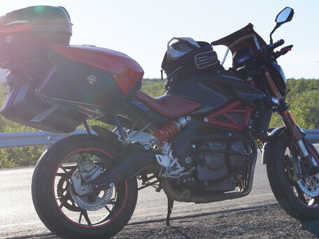 2014 Stels 600 Benelli, чёрный, 300000 рублей, вид 2