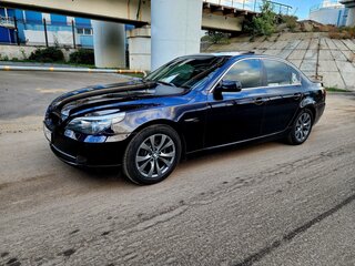 2008 BMW 5 серии 525i V (E60/E61) Рестайлинг, синий, 1350000 рублей, вид 2