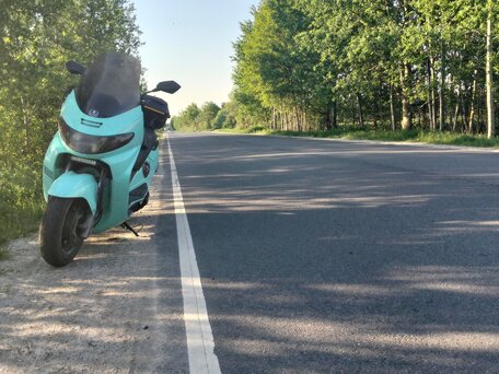 1998 Suzuki Burgman (SkyWave) 400, зелёный, 90000 рублей, вид 4