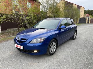 2007 Mazda 3 I (BK) Рестайлинг, синий, 790000 рублей, вид 4