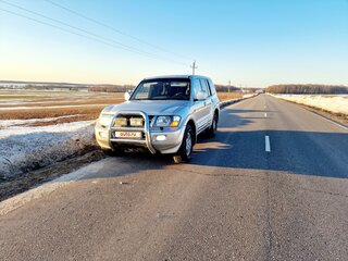 2002 Mitsubishi Pajero III, серебристый, 900000 рублей, вид 3