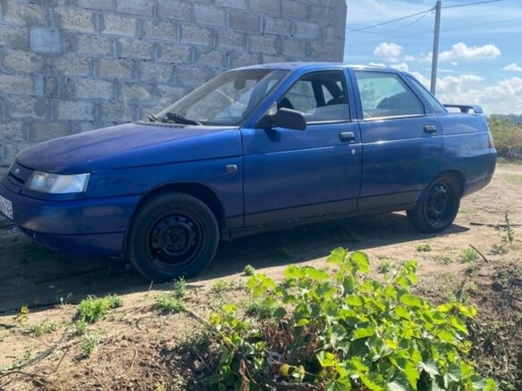 2002 Lada (ВАЗ) 2110, синий, 120000 рублей - вид 1