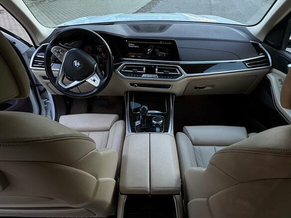 2019 BMW X7 50i I (G07), белый, 6300000 рублей - вид 8