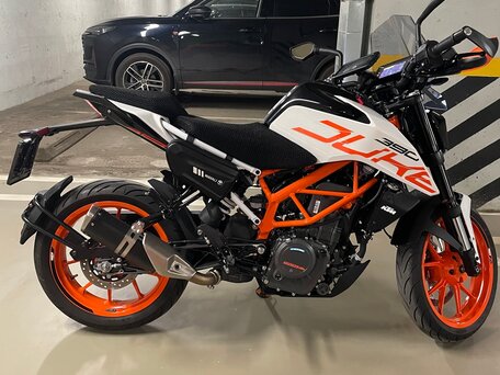2021 KTM 390 Duke, белый, 500000 рублей, вид 1