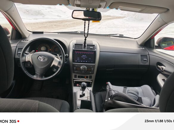 2007 Toyota Corolla AMT X (E140, E150), красный, 950000 рублей - вид 10