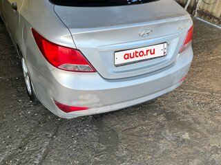 2015 Hyundai Solaris I Рестайлинг, серебристый, 450000 рублей, вид 3