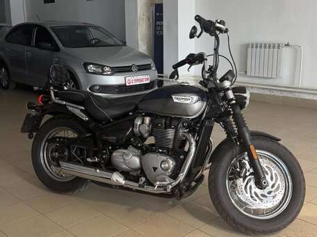 2024 Triumph Bonneville Speedmaster, синий, 2590000 рублей, вид 2