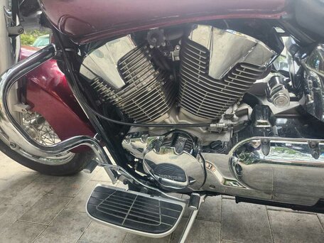 2007 Honda VTX 1300, пурпурный, 650000 рублей, вид 1