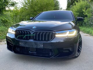 2017 BMW 5 серии 540i xDrive VII (G30/G31/G38), чёрный, 3600000 рублей, вид 3