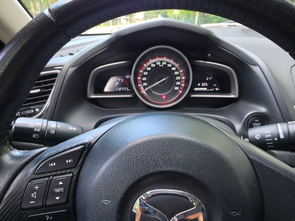 2014 Mazda 3 III (BM), чёрный, 1200000 рублей - вид 12