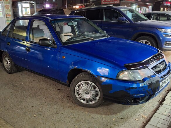 2012 Daewoo Nexia I Рестайлинг, синий, 65000 рублей - вид 1