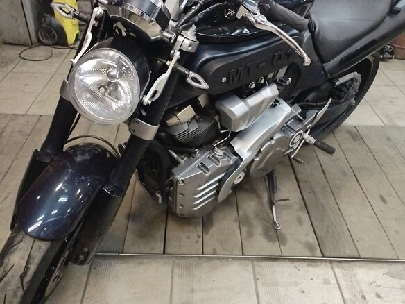 2005 Yamaha MT-01, синий, 500000 рублей - вид 9