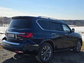 2019 Infiniti QX80 I Рестайлинг 2, синий, 4200000 рублей, вид 4