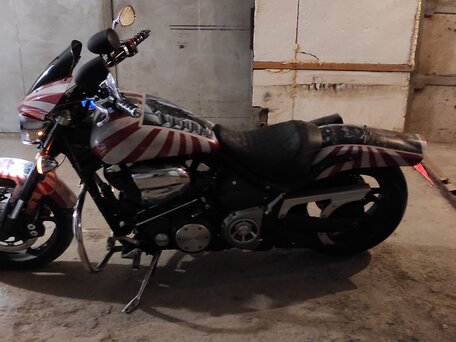 2008 Yamaha XV 1700 Warrior, красный, 800000 рублей, вид 2
