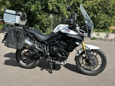 2014 Triumph Tiger 800, белый, 500000 рублей, вид 4