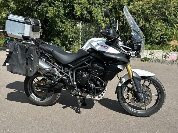 2014 Triumph Tiger 800, белый, 500000 рублей - вид 3