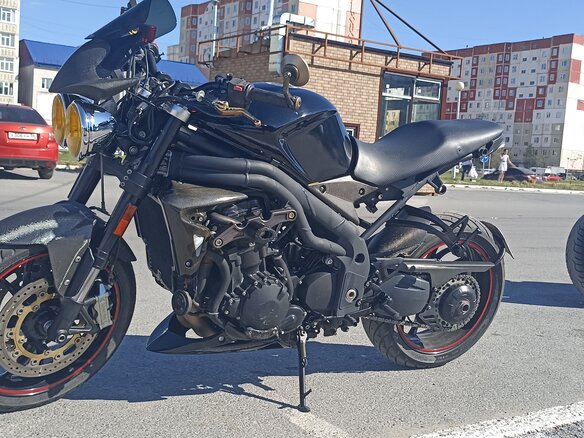 2008 Triumph Speed Triple, чёрный, 600000 рублей - вид 5