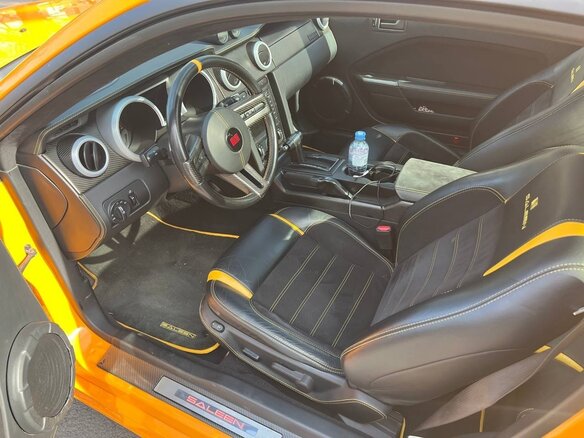 2008 Ford Mustang V, оранжевый, 3400000 рублей - вид 13