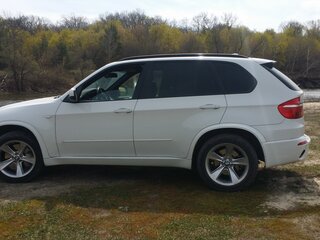 2009 BMW X5 35d II (E70), белый, 2250000 рублей, вид 4