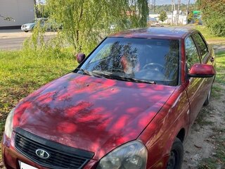 2009 Lada (ВАЗ) Priora I, красный, 185000 рублей, вид 2