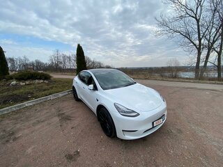 2020 Tesla Model Y Long Range I, белый, 4100000 рублей, вид 1