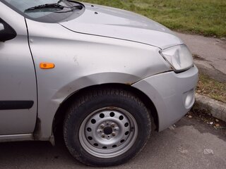 2013 Lada (ВАЗ) Granta I, серебристый, 400000 рублей, вид 4