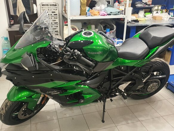 2018 Kawasaki Ninja H2 SX, зелёный, 1450000 рублей - вид 22