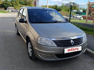 2012 Renault Logan I Рестайлинг, бежевый, 520000 рублей, вид 4