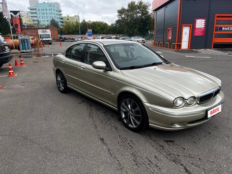 2006 Jaguar X-Type I, золотистый, вид 2