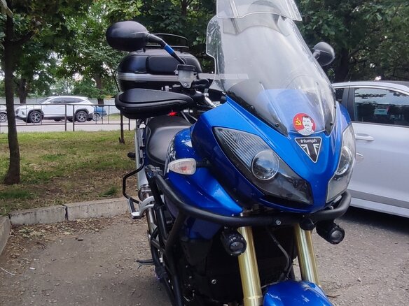 2007 Triumph Tiger 1050, синий, 570000 рублей - вид 2