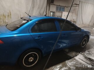 2008 Mitsubishi Lancer X, синий, 750000 рублей, вид 5