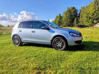2011 Volkswagen Golf VI, голубой, 690000 рублей, вид 3