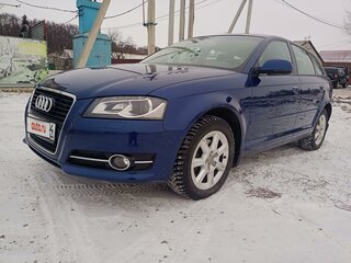 2012 Audi A3 II (8P) Рестайлинг 2, синий, 1400000 рублей, вид 3